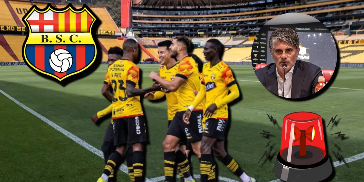 Malas noticias para Barcelona SC, a días de iniciar la Liga Pro, se encienden las alarmas