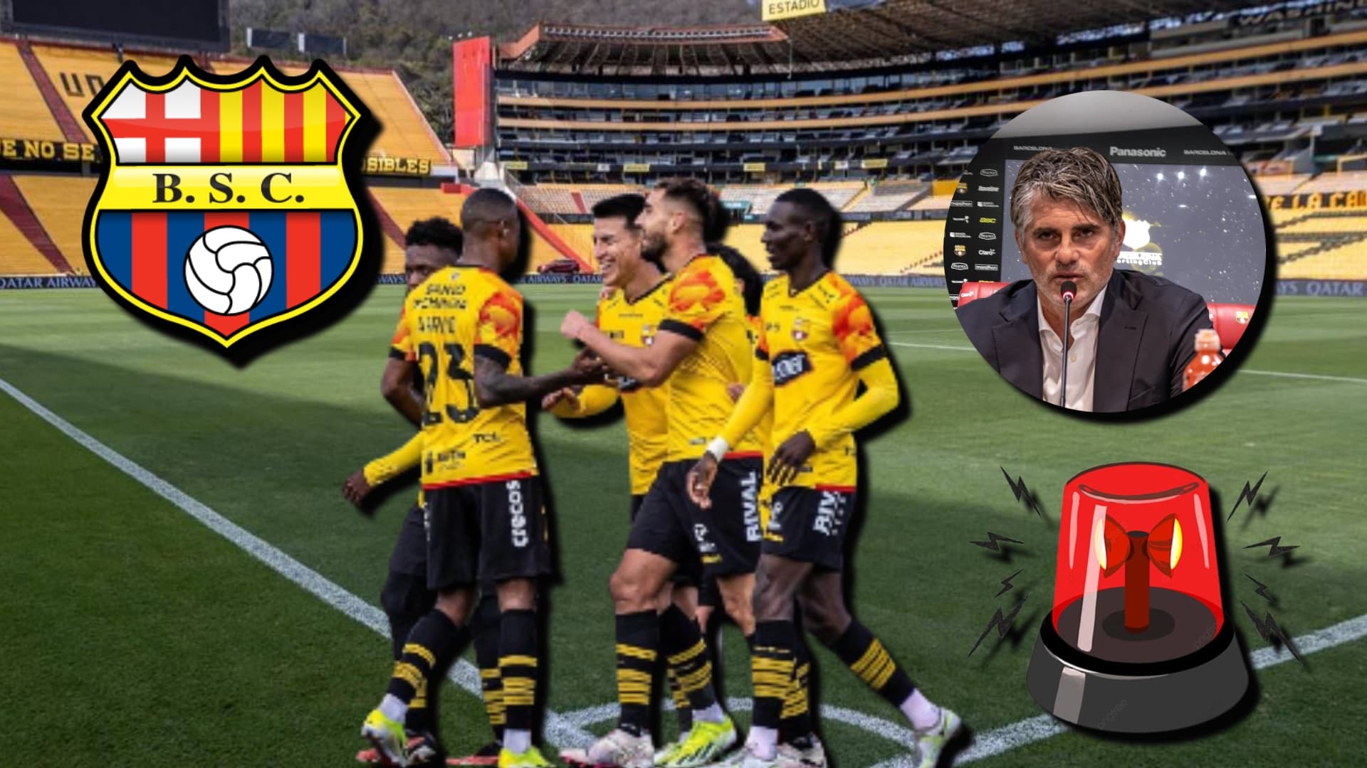 Malas noticias para Barcelona SC, a días de iniciar la Liga Pro, se encienden las alarmas