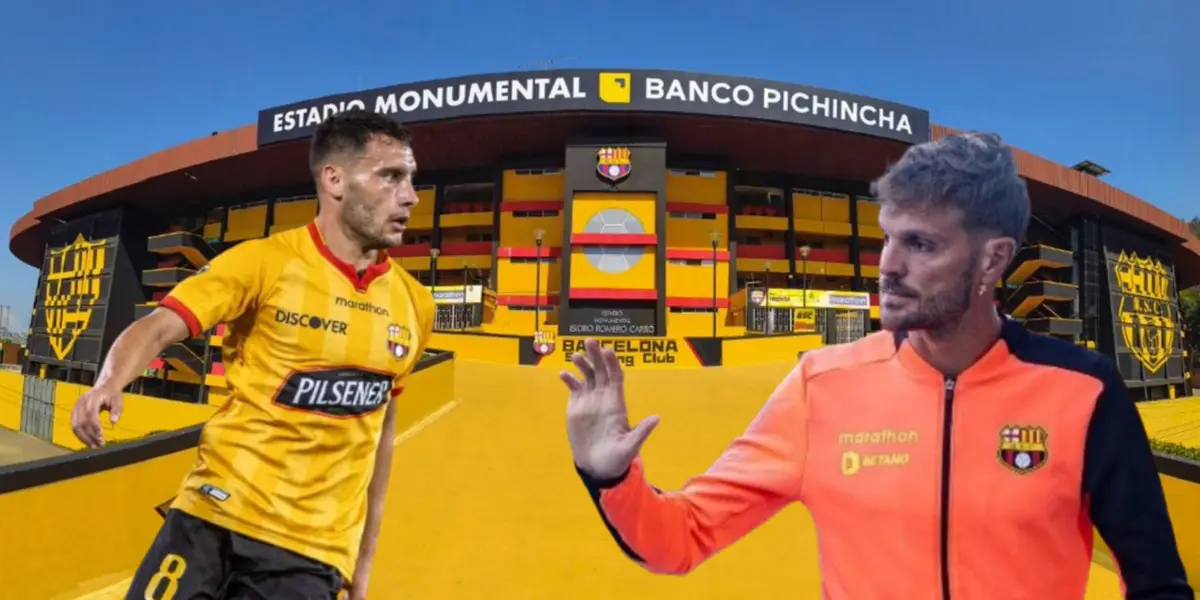 Martínez y Burrai / Foto de: El Futbolero Ecuador