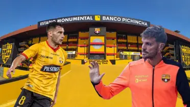 Martínez y Burrai / Foto de: El Futbolero Ecuador