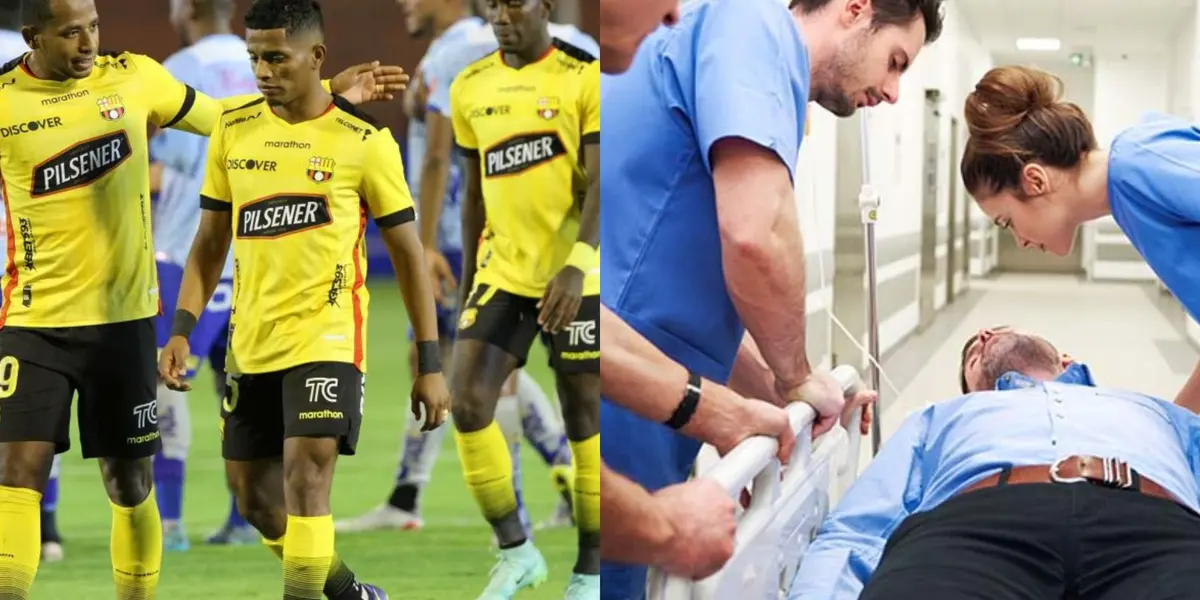 Mientras el Ídolo jugaba, un futbolista fue llevado de emergencia al hospital
