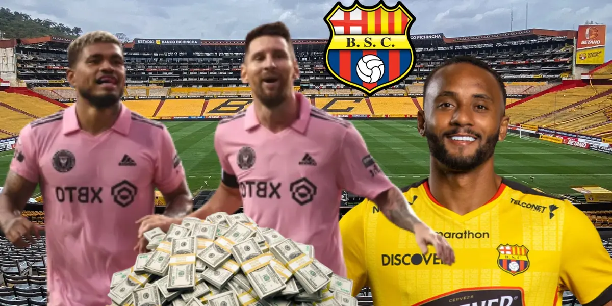 Mientras Souza cobra 30 mil en Barcelona SC, lo que ganaría Martínez si ficha por el ídolo