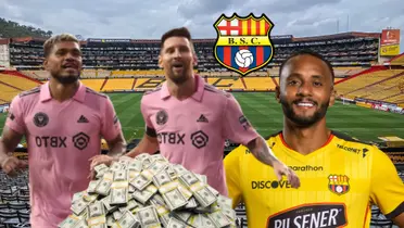 Mientras Souza cobra 30 mil en Barcelona SC, lo que ganaría Martínez si ficha por el ídolo