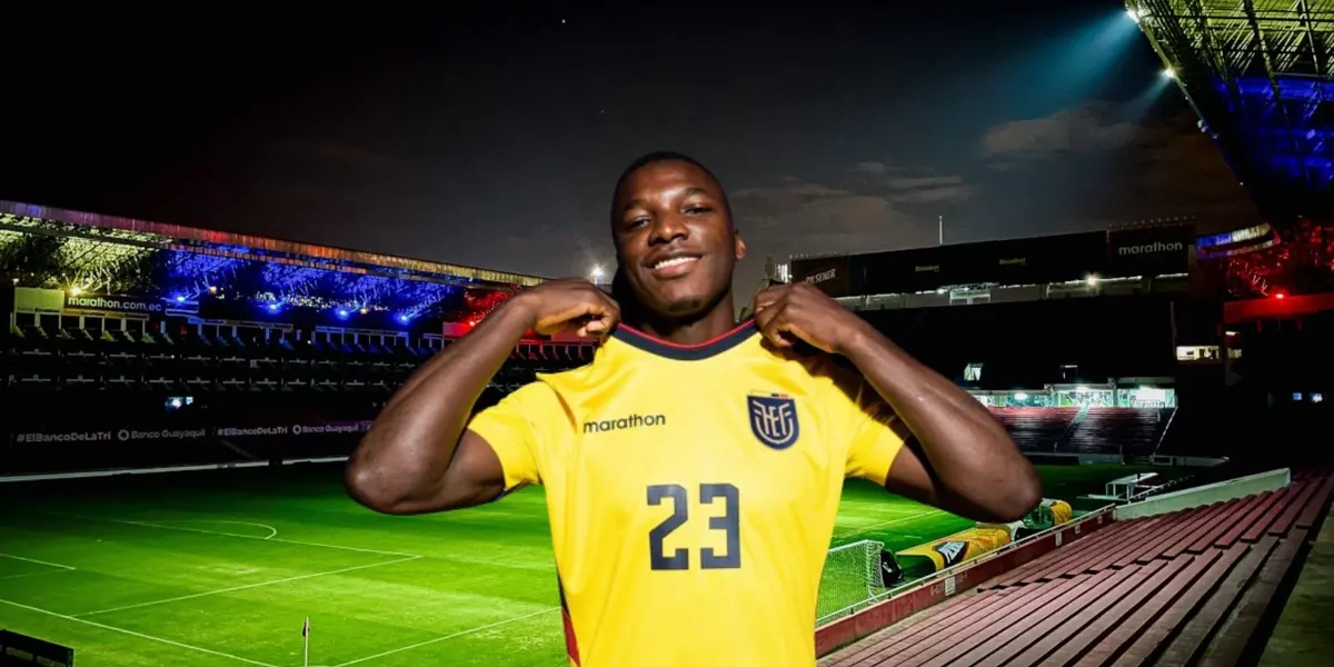 Moisés Caicedo es el líder de Ecuador en el compromiso contra Colombia