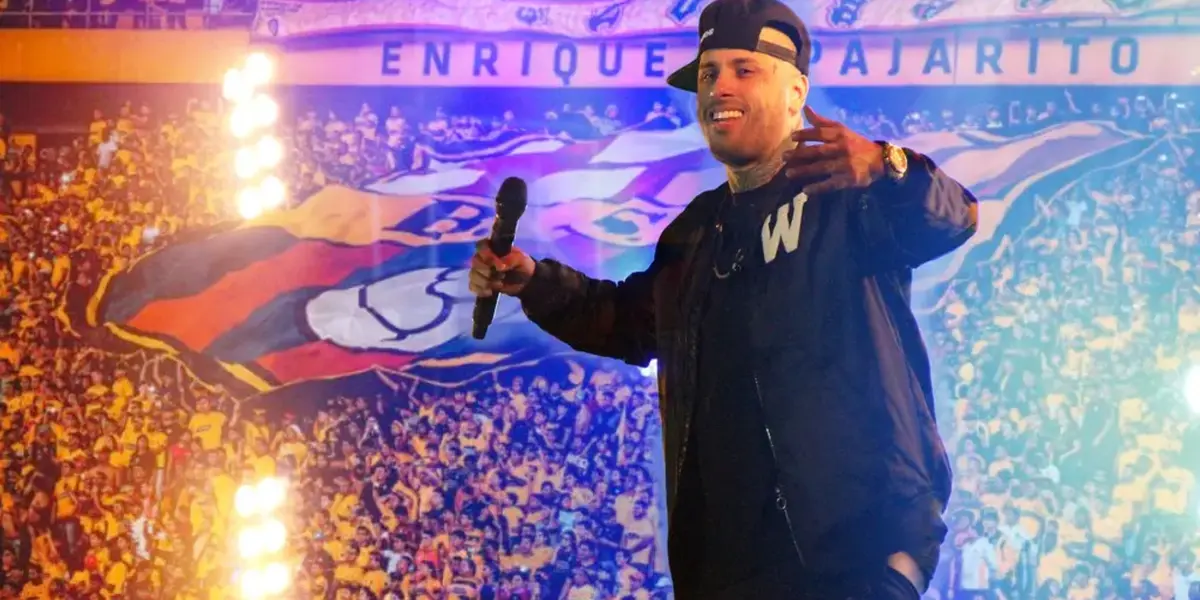 Nicky Jam y Barcelona SC / Foto tomada de: Radio Ecuantena