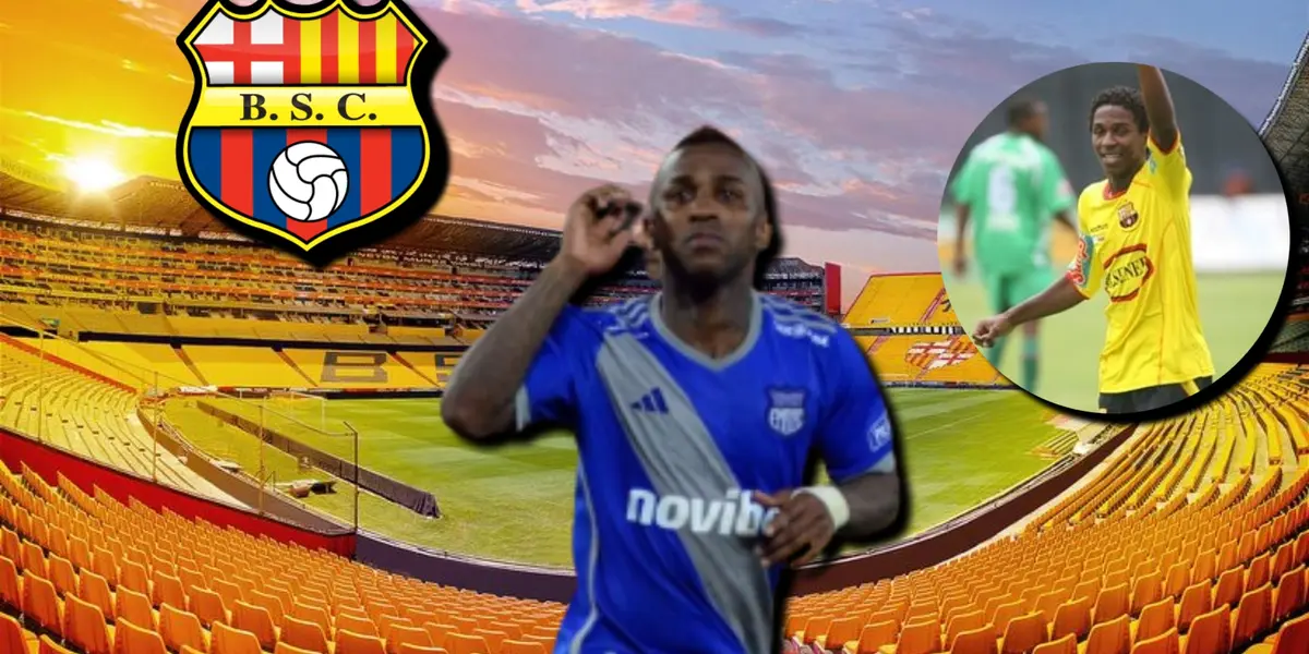 o único que faltaría que se de el regreso de Miller Bolaños a Barcelona SC, sufre Emelec