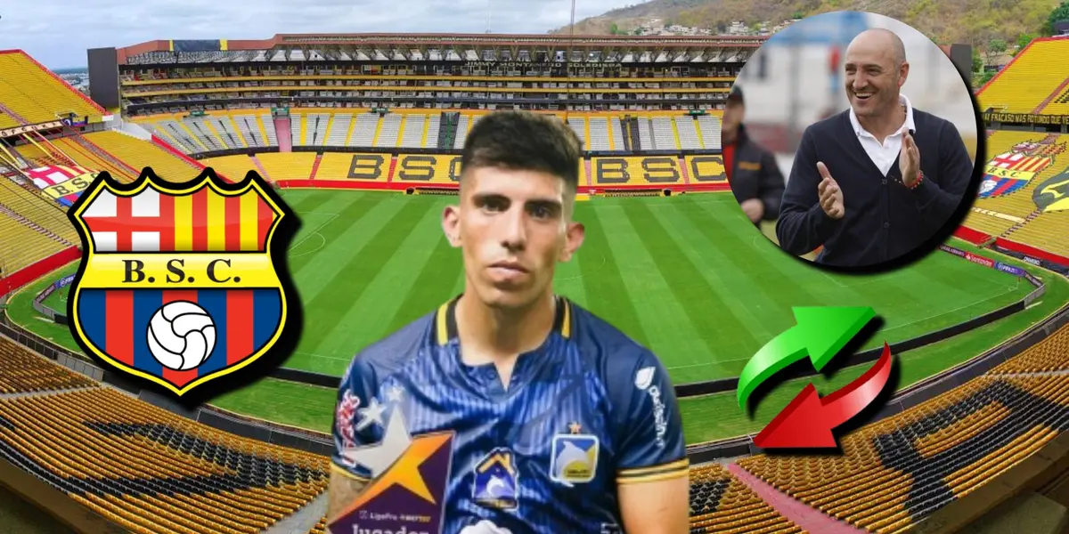 Oyola jugaría en Barcelona SC, y el jugador que lo reemplazaría en Delfín SC