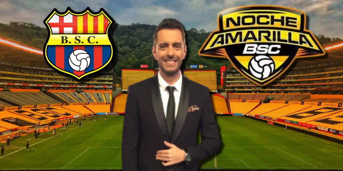 Pablo Giralt quedó sorprendido con la Noche Amarilla de Barcelona SC, trasciende fronteras