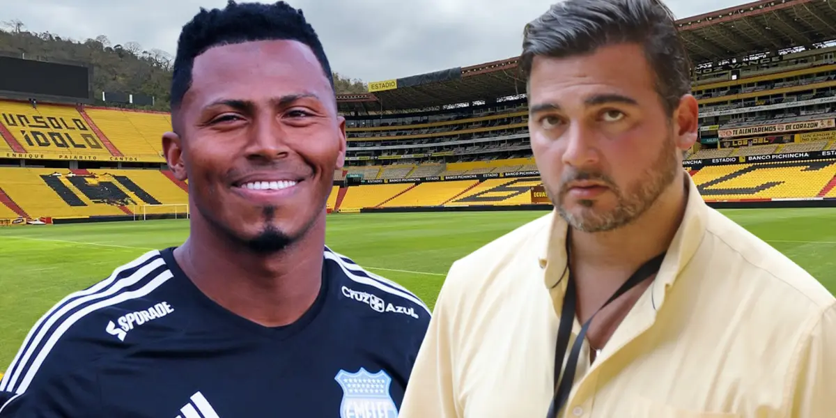 Pedro Ortiz y Antonio Álvarez (Foto tomada de: Barcelona SC/Emelec/API)