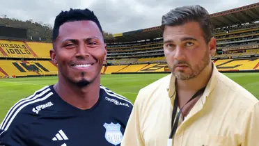 Pedro Ortiz y Antonio Álvarez (Foto tomada de: Barcelona SC/Emelec/API)