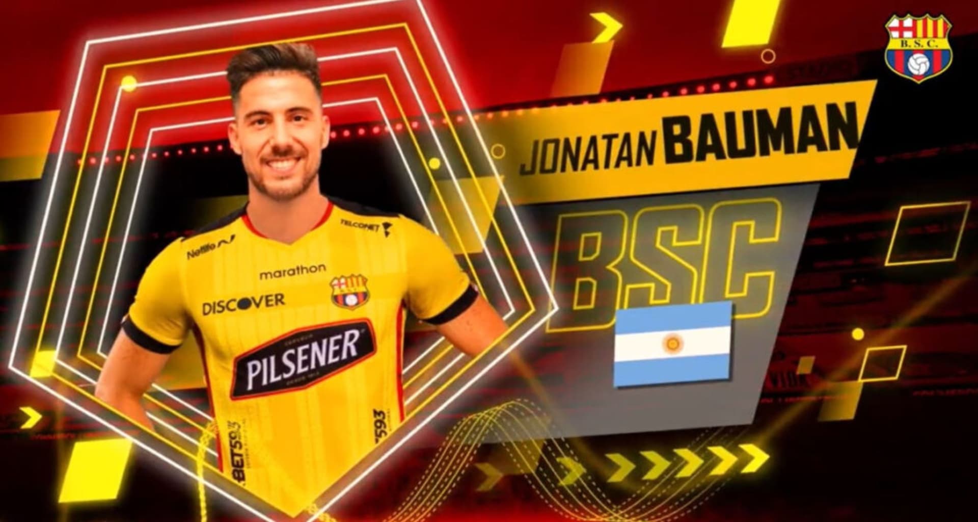 Por si quedaba alguna duda, Jonatan Bauman sintió lo que es jugar en un grande como Barcelona SC y no en Independiente del Valle o Mushuc Runa