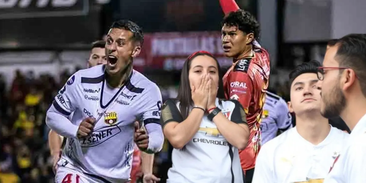 Quedaron mal parados los hinchas de LDU, tras reclamar por la victoria de Barcelona SC