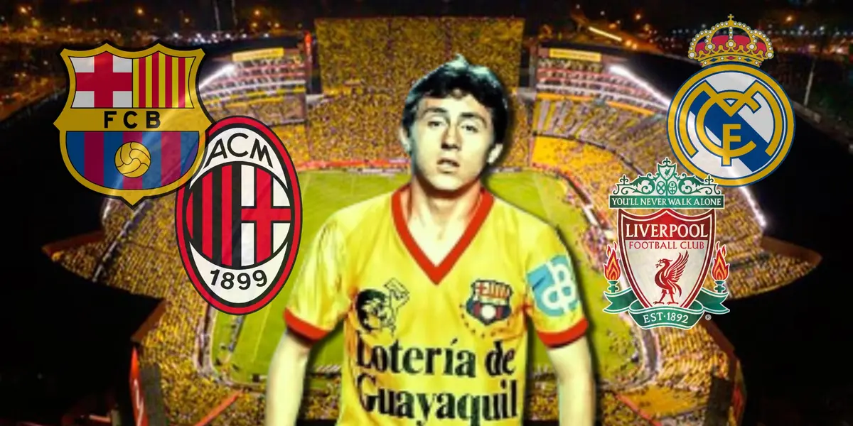 Se destapa que un grande de Europa quiso fichar a Alex Aguinaga, se puso la camiseta de Barcelona SC