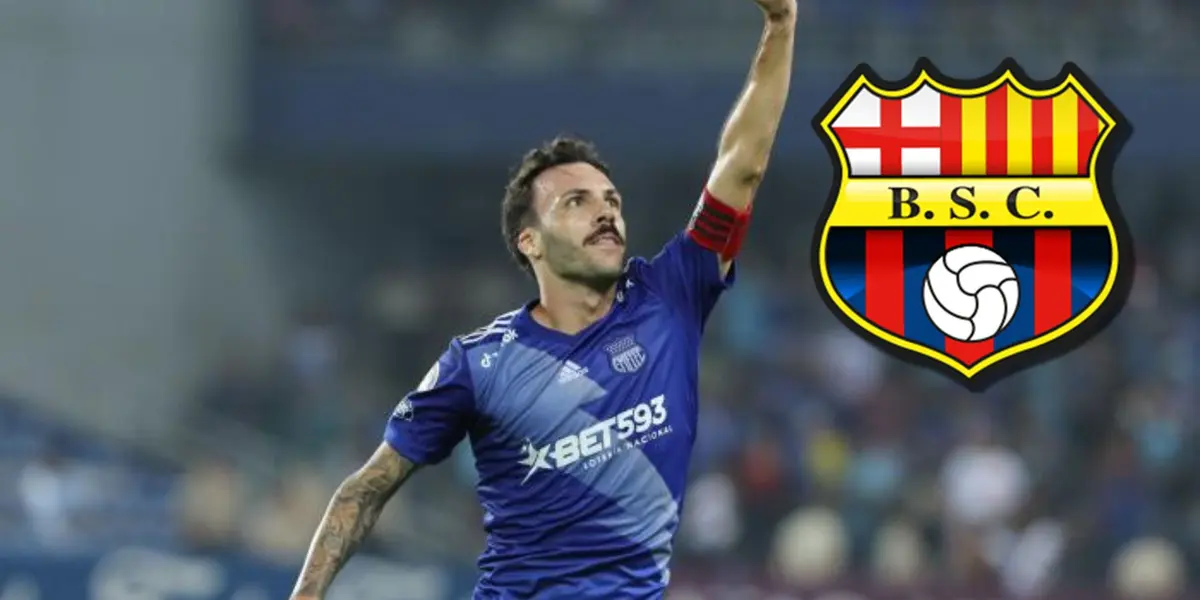 Sebastián Rodríguez tiene puerta de salida en Emelec y en Barcelona SC puede haber el siguiente reemplazo del capitán