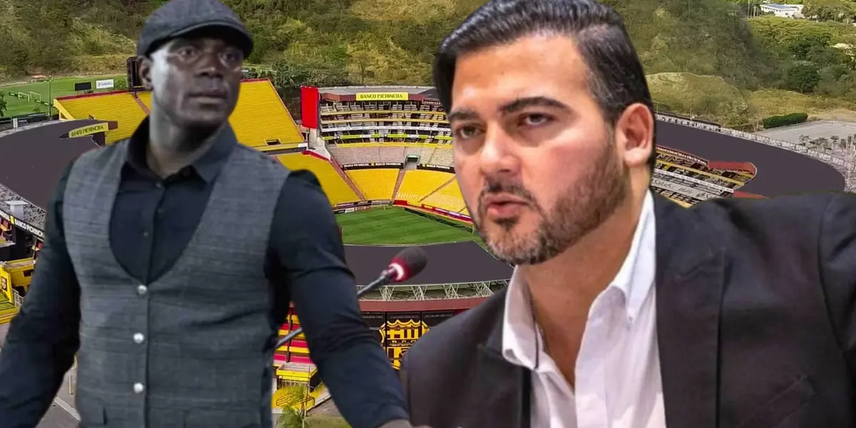 Segundo Alejandro Castillo y Antonio Álvarez (Foto tomada de: Barcelona SC/API)