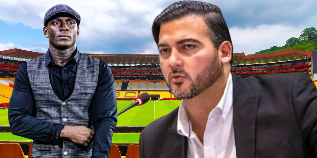 Segundo Alejandro Castillo y Antonio Álvarez (Foto tomada de: Barcelona SC/API)