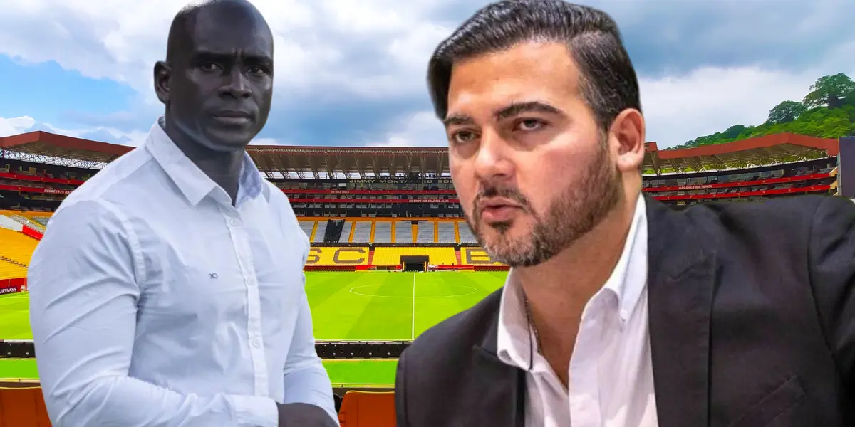 Segundo Alejandro Castillo y Antonio Álvarez (Foto tomada de: Barcelona SC/API)