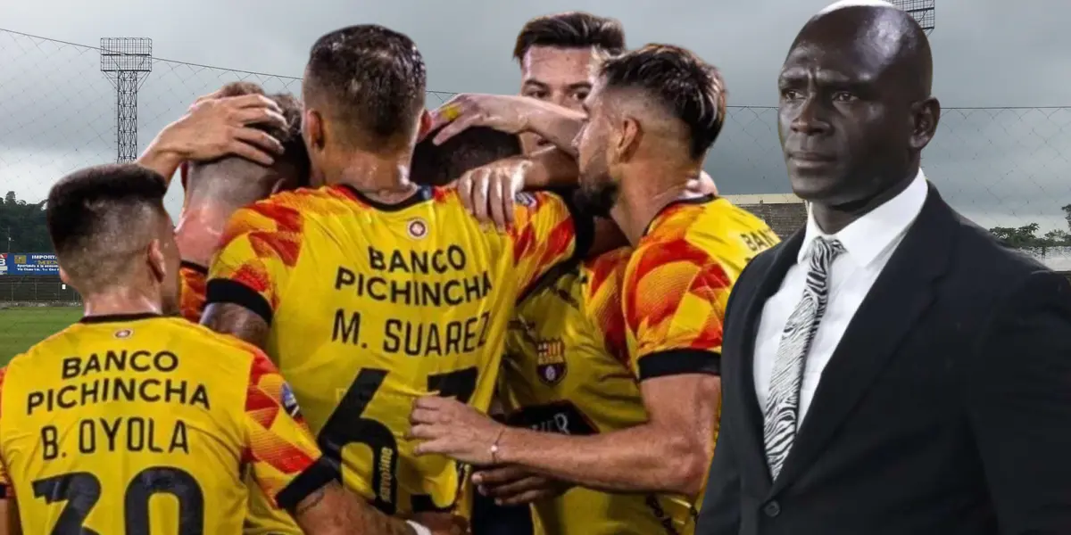 Segundo Alejandro Castillo y jugadores de Barcelona SC (Foto tomada de: API/Wikipedia)