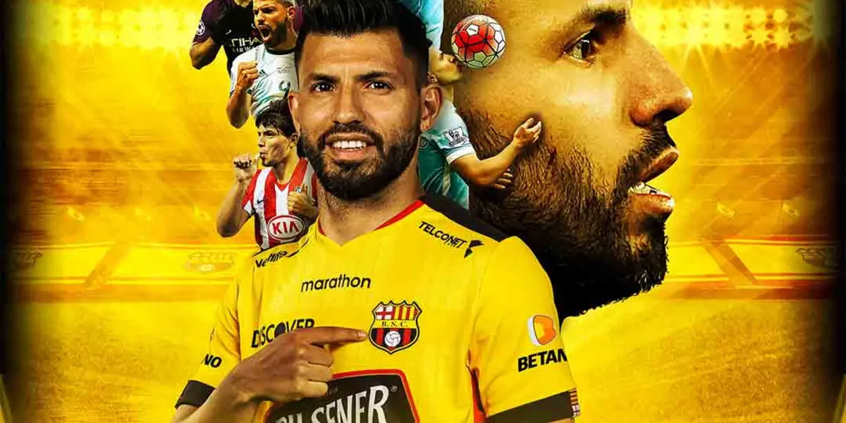 Sergio Agüero se prepara para la Noche Amarilla con Barcelona SC y no quiere quedar mal luego de varios meses sin jugar