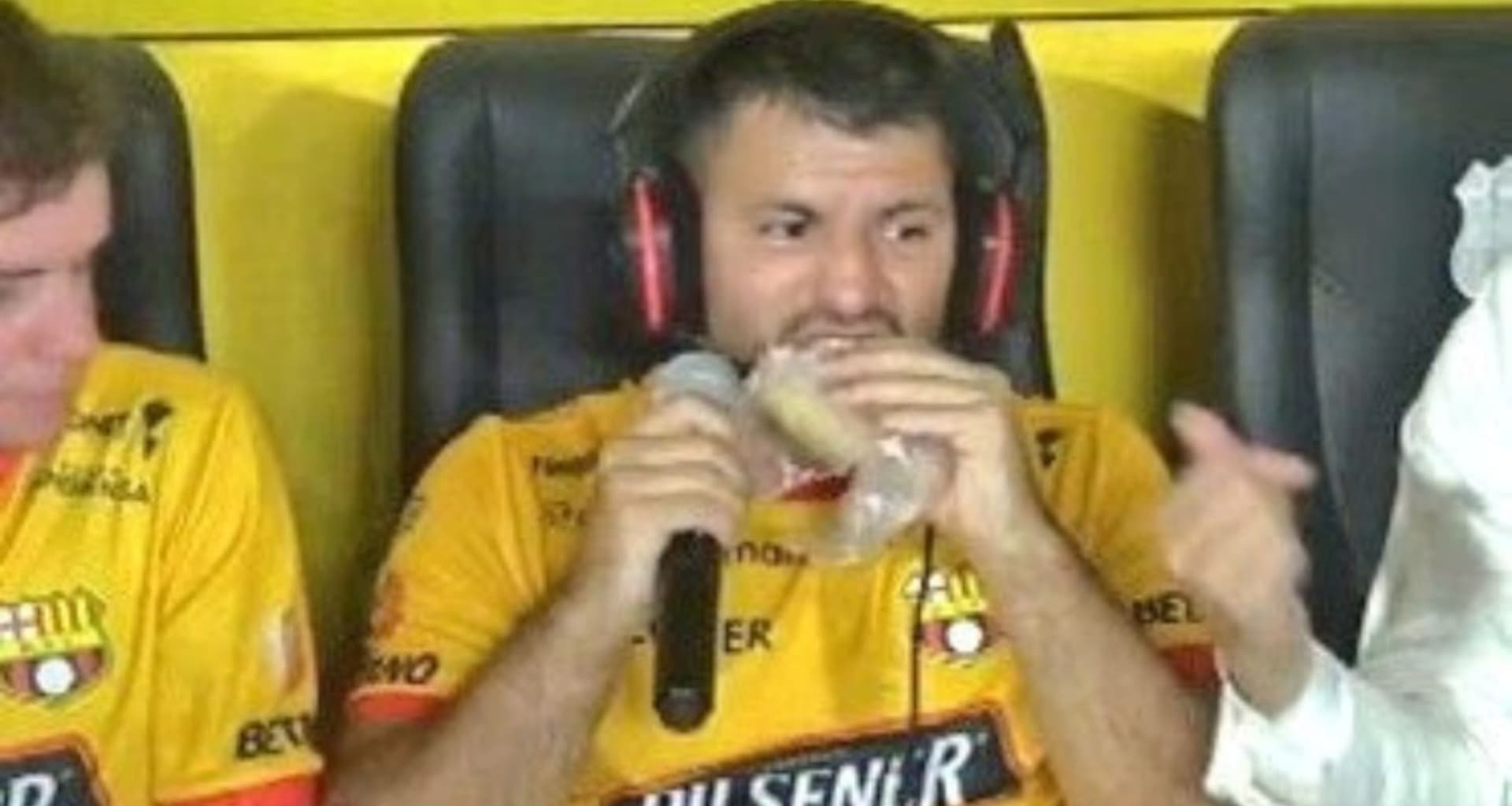 Sergio Agüero transmitió la Noche Amarilla y mira cuántas personas vieron el partido