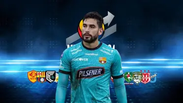 Víctor Mendoza y equipos de la LigaPro / Foto de: El Futbolero Ecuador