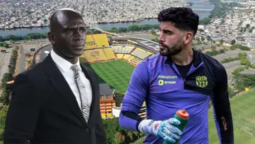 Víctor Mendoza y Segundo Alejandro Castillo (Foto tomada de: Barcelona SC/El Telégrafo/Víctor Mendoza)