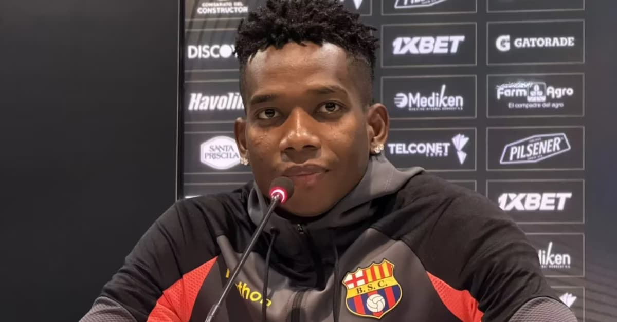 Tomás Rodríguez revela que ya seguía la LigaPro antes de fichar por Barcelona SC
