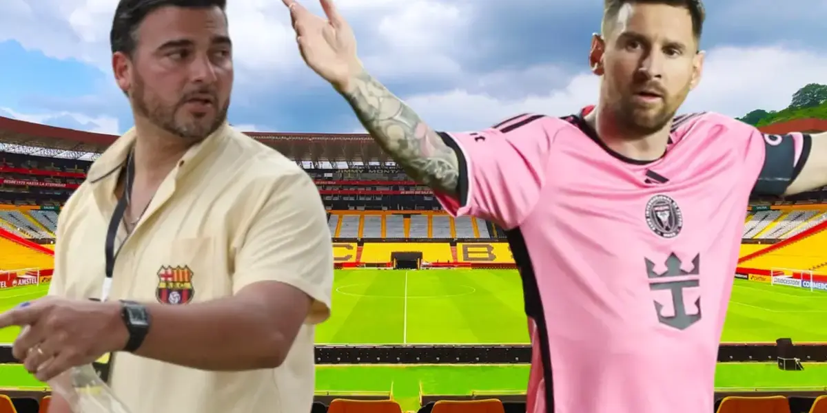 Álvarez respondió si Messi jugará con Barcelona SC en el Monumental