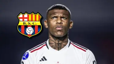 Barcelona SC-Robert Arboleda / Foto: Olé