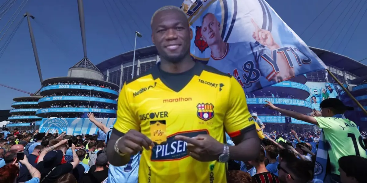 La reacción de un hincha de Manchester City cuando se enteró que Felipe Caicedo jugó en Barcelona SC 