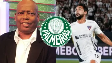 Liga de Quito-Tino Asprilla-Palmeiras / Foto: ESPN