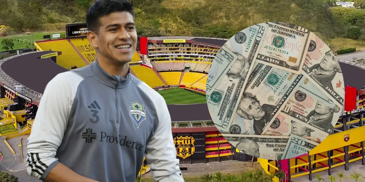 Xavier Arreaga (Foto tomada de: Barcelona SC/Transfermart/Forbes)